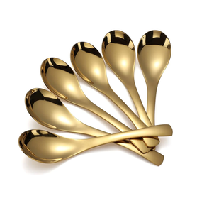 Gadgets de cuisine Cuillères à soupe en laiton de luxe Louche à soupe haut de gamme Cuillères de service Accessoire de maison le plus vendu - Product Image 5