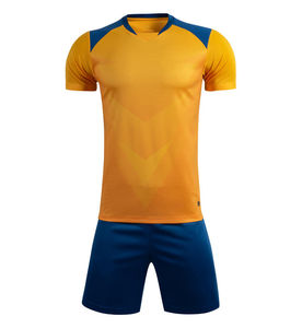 Uniforme de football imprimé Combinaison d'entraînement pour jeunes pour enfants Hommes comprenant un short de maillot de football Technologie de coupe automatisée - Product Image 5