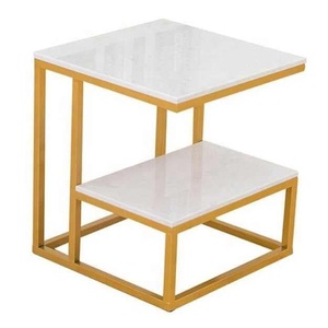 Table d'extrémité ronde en marbre pour maison de luxe Table de créateur attrayante de taille et de couleur personnalisées pour le salon - Product Image 4