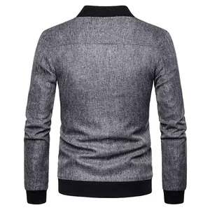 Chaqueta Bomber Ligera y Elegante para Hombre, Todas las Tallas, Corte Ajustado, Estilo Casual y Moderno, Chaqueta Multicolor para Hombre - Product Image 6