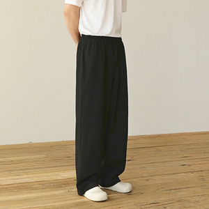 Pantalons de survêtement baggy sur mesure pour hommes avec cordon de serrage à la taille, coupe décontractée, idéal pour le streetwear ou les vêtements de détente - Product Image 4