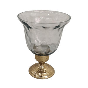 Centre de table de fête, Porte-bougie, Centre de table artisanal, Chandelier en verre, Pots à bougies, Porte-bougie - Product Image 6