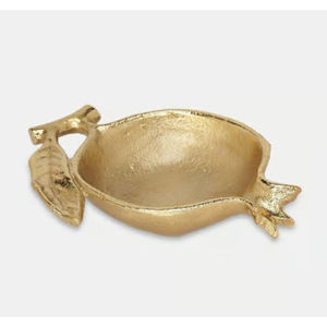 Bol de service en métal blanc et doré de qualité supérieure Bol de service aux fruits au design élégant à un prix abordable - Product Image 3