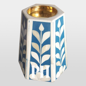 New Indian Top Selling Handmade Ramadan Gift Bone Inlay Black and White Mubkhar <b>Bakhoor</b> burner Incense burner Arabic <b>Oud</b> burner - Product Image 1