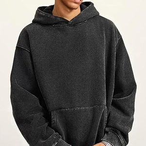 Pulls vierges surdimensionnés délavés à l'acide pour hommes - Product Image 1