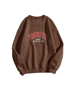 Logo personnalisé bon marché brodé uni imprimé unisexe coton Vintage surdimensionné nouveau Design hommes pull-over col ras du cou sweat-shirt - Product Image 6