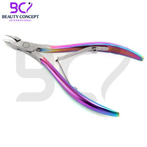 Herramientas Profesionales de Manicura y Pedicura de Acero Inoxidable Color Arcoíris, Agarre Fácil, Ligeras, Duraderas, con Mandíbula Ancha - Product Image 3