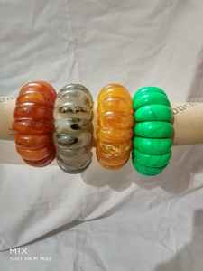 Vente chaude à la main arrivée à la mode bracelet en résine pour filles femmes et cadeaux bonne qualité meilleure finition par artisanat croissant - Product Image 2