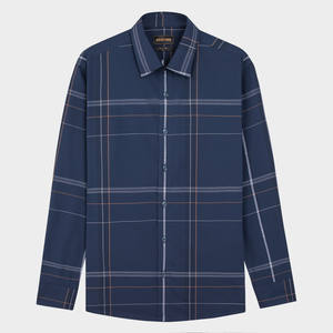 Camisa de Trabajo Entallada a Cuadros para Hombre Aristino ALS1030S1 con Características Antiarrugas, Transpirable y de Secado Rápido, Precio de Mayoreo - Product Image 1