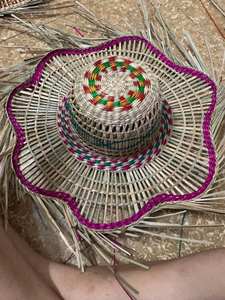 Vietnam Straw <b>Hat</b> Masterpieces: Handmade and Colorful, Perfect for Stylish Straw <b>Hat</b> Wear at Outdoor <b>Festivities</b> for Everyone - Product Image 2