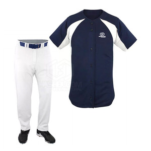 Vente en gros vêtements de baseball et softball en polyester personnalisés pour hommes grande taille ensembles d'uniformes respirants impression par sublimation durable - Product Image 1