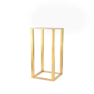 Columna de soportes de flores doradas de metal hechos a mano superventas - Product Image 2