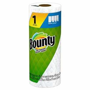 Bounty Full Sheet Paper <b>Towels</b>, White, 2 Triple Rolls - 6 Regular Rolls (Pack of 2) - Product Image 1