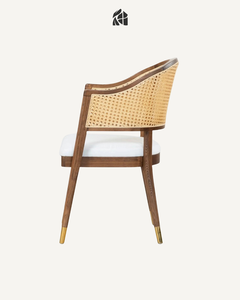 Lorvianne Luxury Solid Teak Wood <b>Living</b> <b>Room</b> <b>Chair</b> Handcrafted Home Furniture Modern Elegant Minimalist - Product Image 6