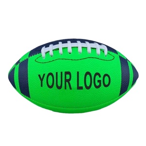 Ballon de rugby en cuir composite personnalisé, haute adhérence, maintien de l'air, logo et couleur personnalisés, taille sur mesure, idéal pour les matchs - Product Image 2