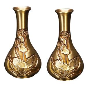 Florero de Metal con revestimiento de oro moderno, nuevo florero de Metal para decoraciones del hogar, nuevas jardineras, jarrones clásicos de decoración de flores - Product Image 2