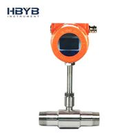 Medidor de Flujo Másico de Gas Térmico de Acero Inoxidable OEM Inteligente RS485 ISO 5167 para Gases Industriales, Aire, Nitrógeno y Argón