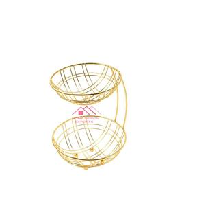 ชามโลหะใส่ผลไม้สำหรับตกแต่งบ้านชามใส่ผลไม้ยางสีดำ2เส้น - Product Image 4