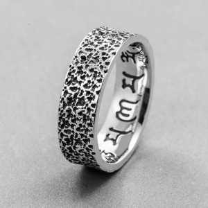 Internal Lettering Width 5mm 925 Sterling Sliver <b>Couple</b> <b>Rings</b> - Product Image 2