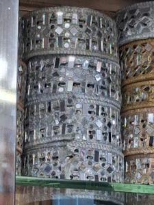 Nouveauté : dentelle brodée en polyester de haute qualité, effet miroir métallique, dentelle florale, couleur personnalisée, chaussures, vente chaude - Product Image 4