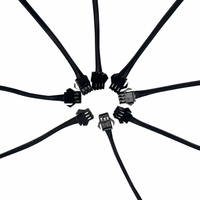 Konektor Kabel Harness Tembaga PVC Micro Fit Mini Fit Kompatibel Molex, Pitch 1.25-3.96mm, 2 3 4 5 6 7 8 9 Pin, Panjang Kustom