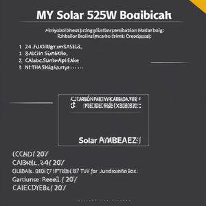 Panneau solaire monocristallin PERC demi-cellule MY Solar 525W de type N certifié TUV pour boîtier de jonction IP67 - Product Image 2