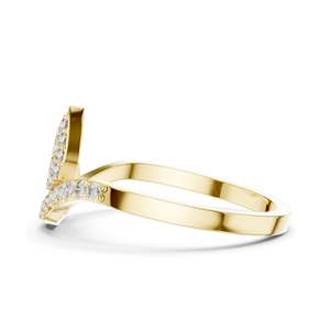 Bague de fiançailles en diamant cultivé en laboratoire de 0,156 ct pour femmes, clarté VVS-VS EF, or 18 carats, 14 carats, 10 carats et argent 925, rose, jaune - Product Image 6