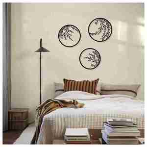 ภาพศิลปะติดผนังโลหะแนววินเทจสำหรับทั้งในร่มและกลางแจ้งอุปกรณ์ตกแต่งบ้านแนวโบราณพร้อมเชือกแขวนสำหรับห้องนอน - Product Image 1