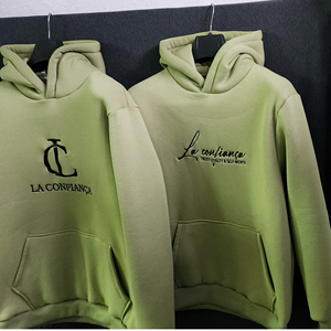 Sweat-shirts unisexes confortables en polaire de qualité supérieure, imprimés sur mesure, écologiques, à motif uni, élégants, avec broderie floquée, décontractés, à enfiler - Product Image 3