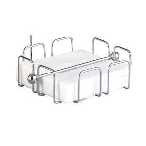 Nouvelle arrivée porte-serviettes en métal pour la décoration de table avec taille personnalisée plaqué argent forme carrée fil Design Caffey Home Used - Product Image 4