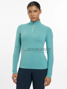 Ropa de entrenamiento y competición con tecnología de secado rápido que absorbe la humedad, capas base delgadas, Capas base para montar a caballo para mujer - Product Image 4