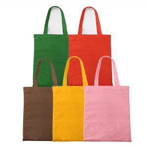 กระเป๋าผ้าแคนวาสแบบเปิดสไตล์ผ้าฝ้ายสีดำออกแบบได้ตามต้องการเป็นมิตรต่อสิ่งแวดล้อม - Product Image 3