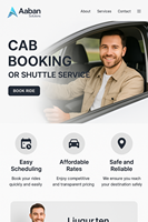 Diseño de sitio web de reserva de taxi o servicio de transporte, la mejor empresa en EE. UU. que ofrece soluciones comerciales en línea fiables y asequibles