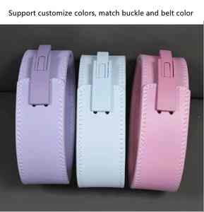 Cinturón de Levantamiento de Pesas de Cuero de Alta Calidad, Personalizable, Resistente, con Hebilla de Palanca, para Entrenamiento de Cintura en Gimnasio - Product Image 4