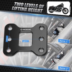 NiceCNC 1 "/2" support de rehausseur de garde-boue avant pour <span class=keywords><strong>Harley</strong></span> Sportster <span class=keywords><strong>1200</strong></span> XL1200CP XL1200C fer 883 XL883N <span class=keywords><strong>Roadster</strong></span> - Product Image 3