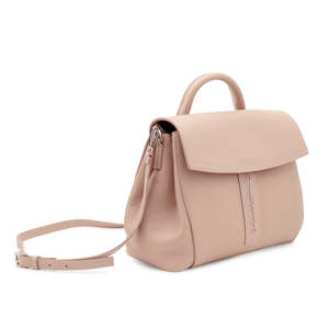 Bolso Tote de Oficina para Mujer Cipria, Gran Capacidad, Cierre con Cremallera, Forro de Poliéster, Decoración con Cadenas, Pelle Martellata Italia - Product Image 6