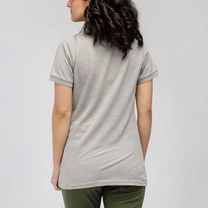 Wholesale High Quality Women Polo Shirts Short Sleeve Breathable Cotton Pique Slim Fit Ladies Casual Golf T-shirt Office Tops - Product Image 4