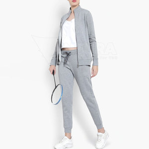 Chándal de lona con patrón sólido informal para mujer, ropa para correr de invierno con capucha, conjunto de estilo callejero recién llegado - Product Image 5