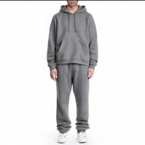 Venta al por mayor Vintage Acid Wash Flare Sudadera & Jogger Set | Chándal Streetwear de algodón para hombres/mujeres - Product Image 3