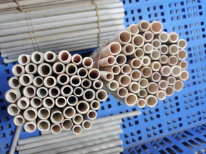 Premium Bamboo <b>Straws</b> Set <b>Reusable</b> Biodegradable Natural Drinking <b>Straws</b> with Nylon Brush Wholesale Gift Box - Product Image 5