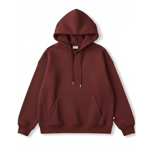 Sudadera con Capucha de Forro Polar Lisa OEM al por Mayor, Sudadera Unisex de Mezcla de Algodón - Product Image 2