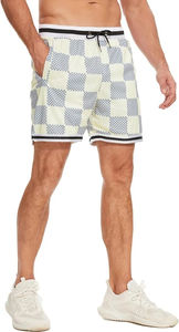 Pantalones cortos de gimnasio transpirables de fútbol australiano para hombre, pantalones cortos de tela desgastada informal de estilo sólido al por mayor - Product Image 5