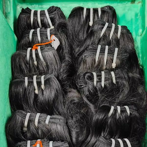 Venta al por mayor 10A Grado Cutícula Alineada Virgen Extensiones de Cabello Indio Paquetes de 30 Pulgadas Raw con Estilo Yaki Vendedores Best Seller - Product Image 2