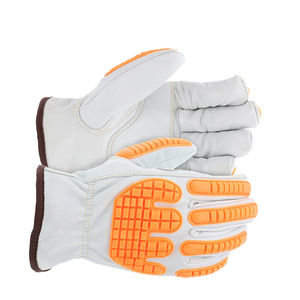 2025 cuir de haute qualité avec protection TPR gants de mécanicien d'impact gants de travail polyvalents - Product Image 6