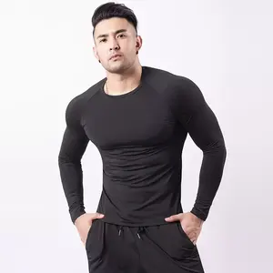 Fabricante al por mayor de los hombres de manga larga de alta elasticidad gimnasio Rash Guard ropa impresa BJJ MMA ropa de artes marciales - Product Image 4