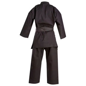 Costume de karaté gi noir sur mesure de haute qualité, vêtements d'arts martiaux pour le judo et le jiu-jitsu - Product Image 6