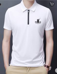 IGH uality olo hirhirt niform olo hirhirts para Men omomfortable uick ry uustom rinrinting OGO 100% ottotton - Product Image 4