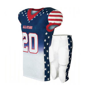 Ensembles de football américain légers et respirants personnalisés de style officiel américain uniforme à mouvement rapide - Product Image 1