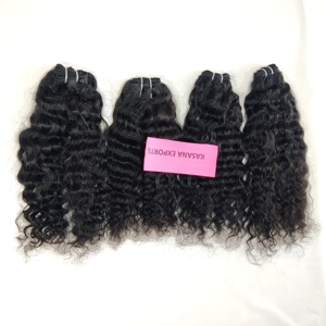 Máquina India Remy fabricantes de trama doble Cheap100 % proveedor natural en bruto cutícula alineada procesamiento sin extensiones de cabello humano - Product Image 1