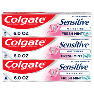 <span class=keywords><strong>Colgate</strong></span> nhạy cảm làm trắng kem đánh răng, răng nhạy cảm kem đánh răng, bạc hà, 3 gói, 6 oz Ống - Product Image 3